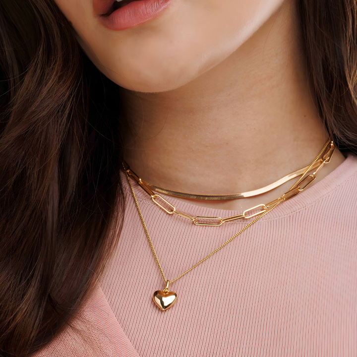 Collar Corazón Glam