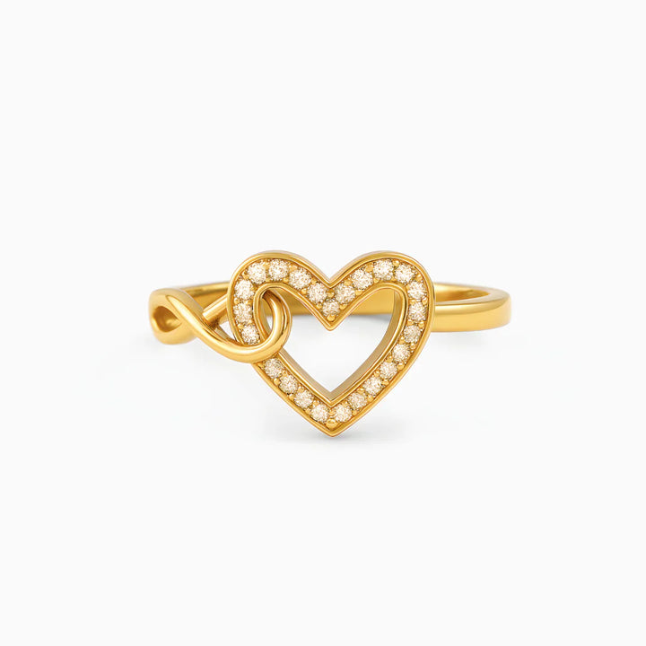 Anillo Corazón Infinito