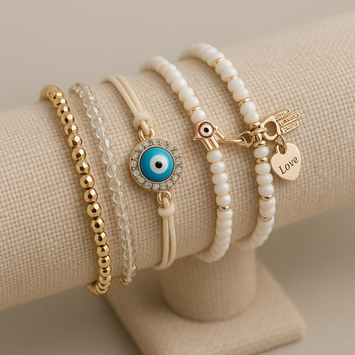 Hamsa – Pack de Pulseras con detalles