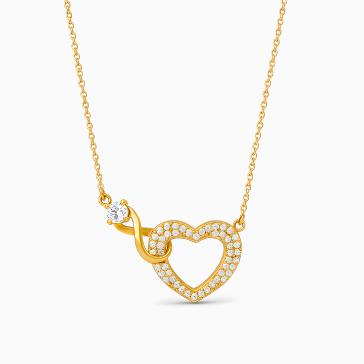Collar Corazón Infinity