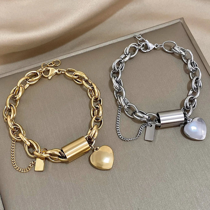 Heartened Chunky – Pulsera en oro