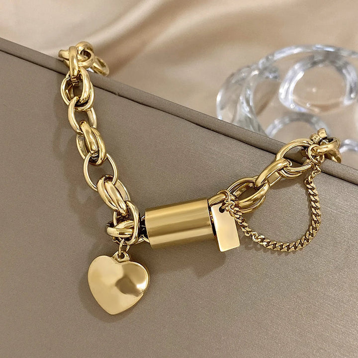 Heartened Chunky – Pulsera en oro