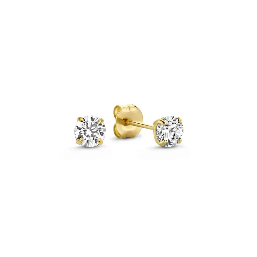 Dara Brillane Stone – Aretes en oro